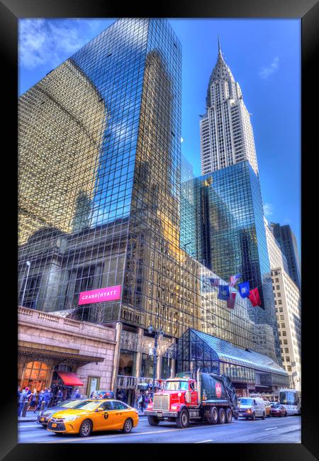 Chrysler Building New York Framed Print by David Pyatt