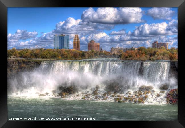 Niagara Falls Canada Framed Print by David Pyatt