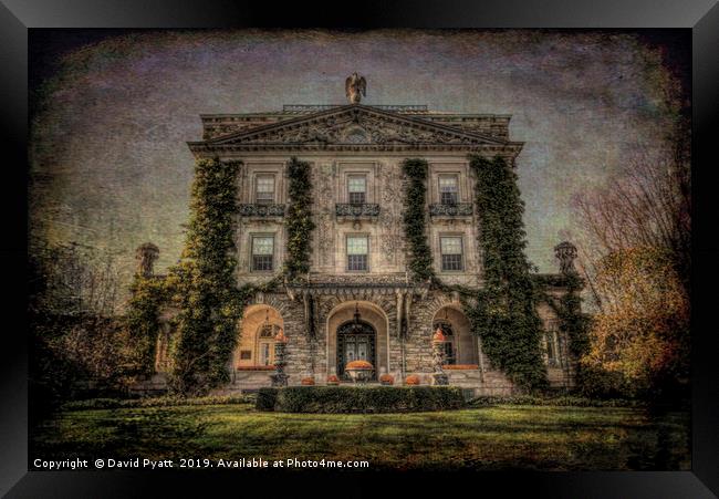 Haunted Manor House Framed Print by David Pyatt