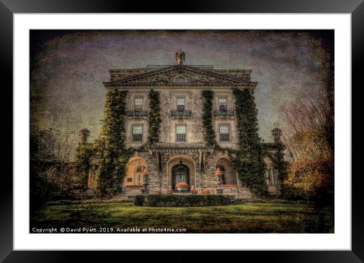 Haunted Manor House Framed Mounted Print by David Pyatt