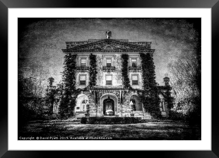 Ghostly Manor House  Framed Mounted Print by David Pyatt