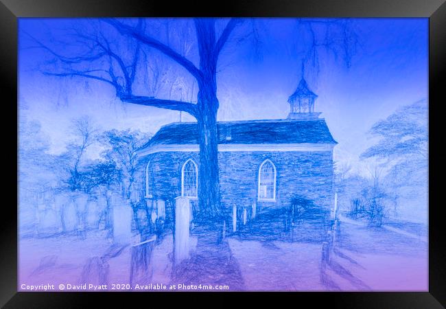 Old Dutch Church Sleepy Hollow Art Framed Print by David Pyatt