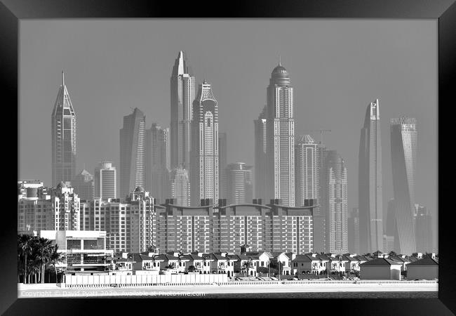 Dubai Architecture  Framed Print by David Pyatt