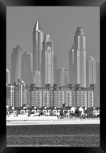 Dubai Architecture   Framed Print by David Pyatt