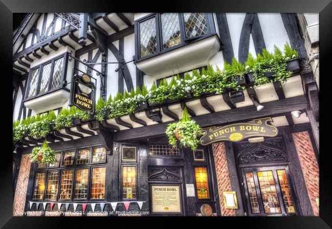 The Punch Bowl Pub York Framed Print by David Pyatt