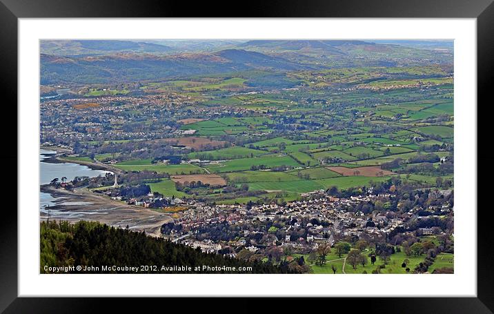 Rostrevor and Warrenpoint Framed Mounted Print by John McCoubrey