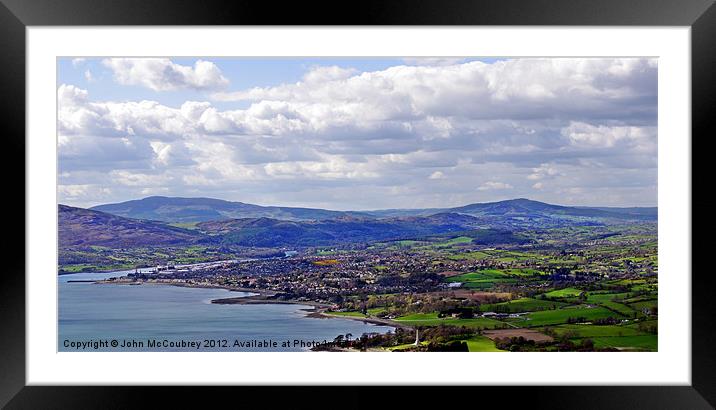 Warrenpoint Framed Mounted Print by John McCoubrey