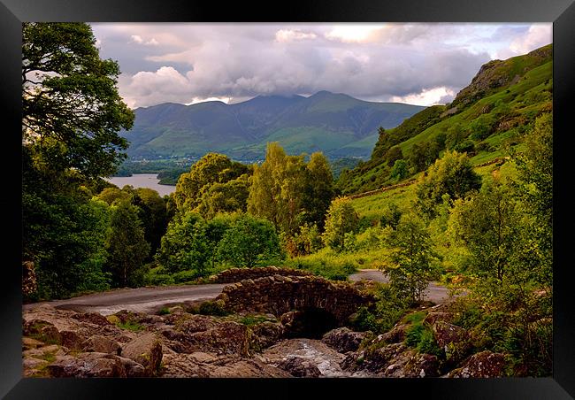 ashness bridge view Framed Print by eric carpenter