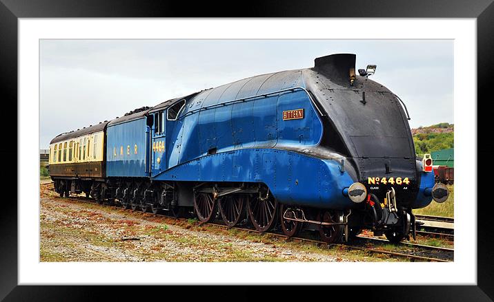 LNER Britten A4 Pacific locomotive Framed Mounted Print by eric carpenter