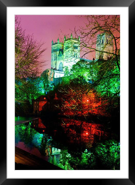 Durham Lumiere Framed Mounted Print by eric carpenter