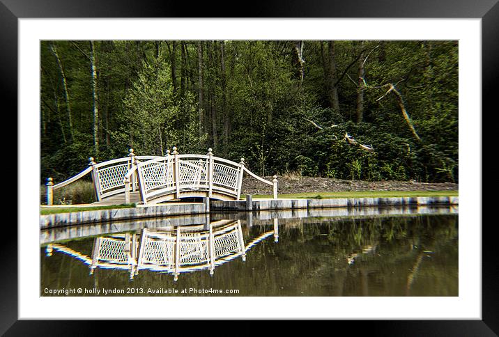 Bridge of Time Framed Mounted Print by holly lyndon