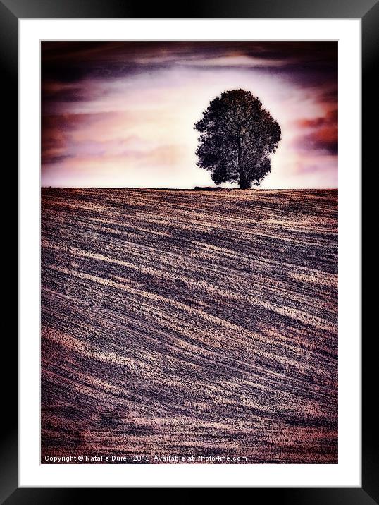 Ploughed & Ready Framed Mounted Print by Natalie Durell