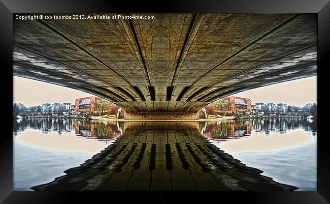 MAIDSTONE REFLECTIONS Framed Print by Rob Toombs