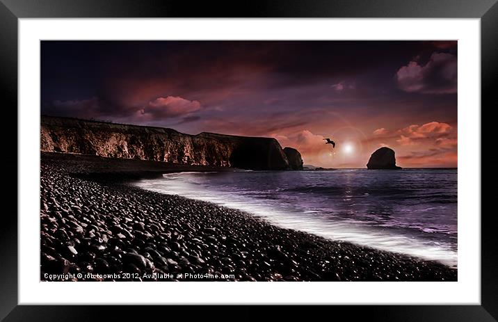 SUNRISE Framed Mounted Print by Rob Toombs