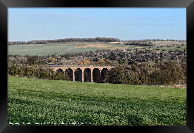 A VIEW TO EYNSFORD Framed Print by Rob Toombs