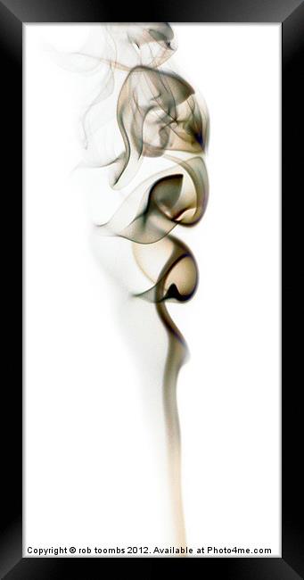 SMOKING Framed Print by Rob Toombs