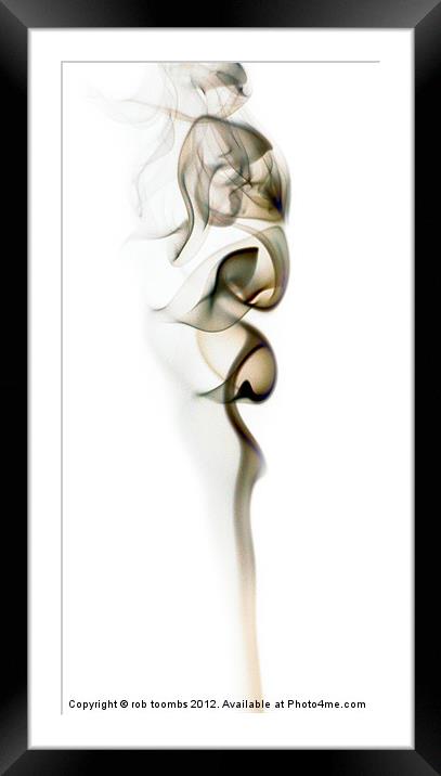 SMOKING Framed Mounted Print by Rob Toombs