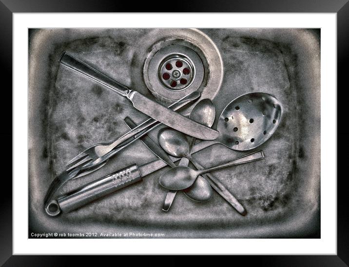 ANY OLD IRON Framed Mounted Print by Rob Toombs