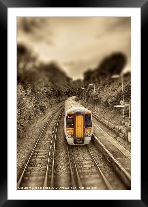 375308 WESTERN Framed Mounted Print by Rob Toombs