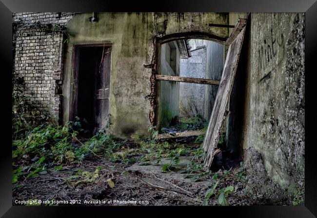 ABANDONED Framed Print by Rob Toombs