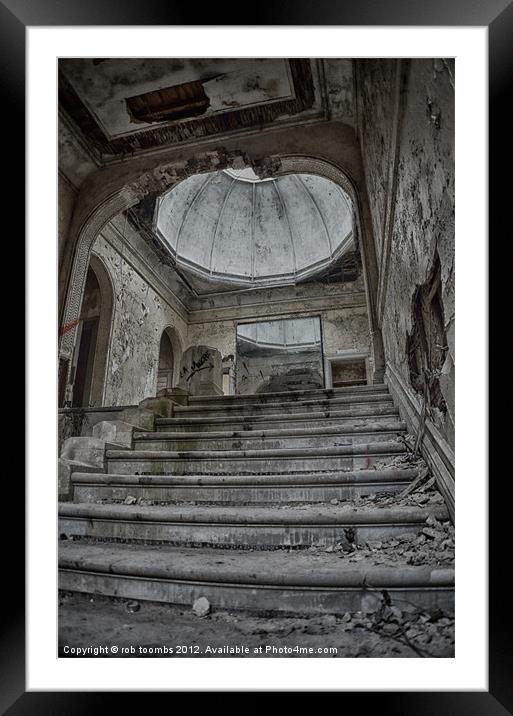 DERELICT DOME Framed Mounted Print by Rob Toombs