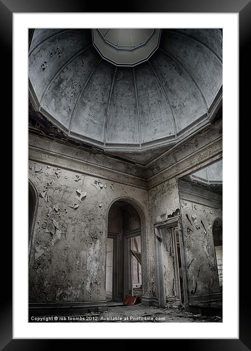 DERELICT DOME 2 Framed Mounted Print by Rob Toombs