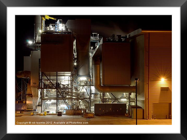 MAIDSTONE INCINERATOR Framed Mounted Print by Rob Toombs