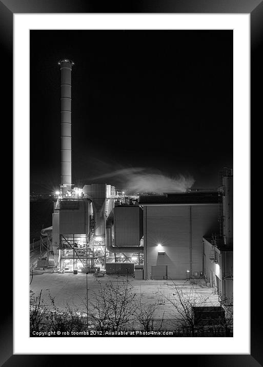 MAIDSTONE INCINERATOR 2 Framed Mounted Print by Rob Toombs