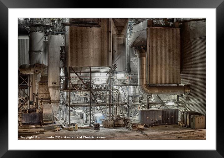 INDUSTRIAL METAL HD Framed Mounted Print by Rob Toombs