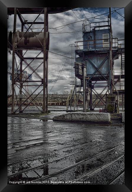 HIGH CONTROLS Framed Print by Rob Toombs