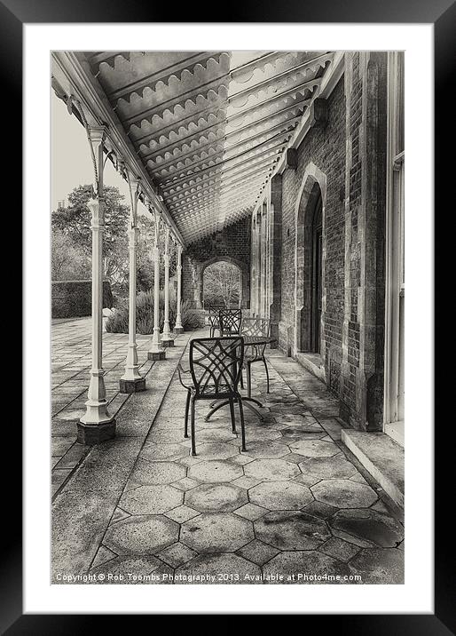 THE GRAND PATIO Framed Mounted Print by Rob Toombs