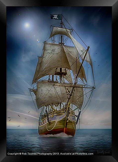 THE PIRATES Framed Print by Rob Toombs