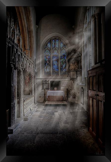 THE CHAPEL Framed Print by Rob Toombs