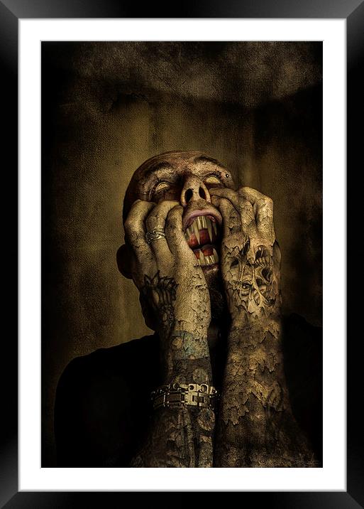 SCREAM Framed Mounted Print by Rob Toombs