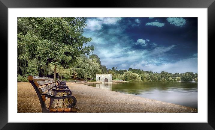  A PLACE TO SIT Framed Mounted Print by Rob Toombs