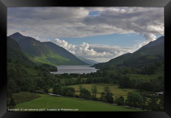 Loch Shiel from Glenfinnan Framed Print by Lee Osborne