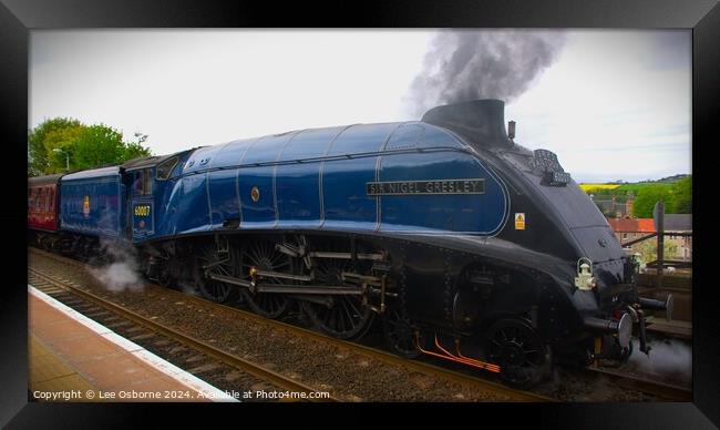 LNER A4 Class - Sir Nigel Gresley Framed Print by Lee Osborne