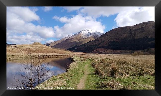 Ben More, Crianlarich, Scotland 1 Framed Print by Lee Osborne