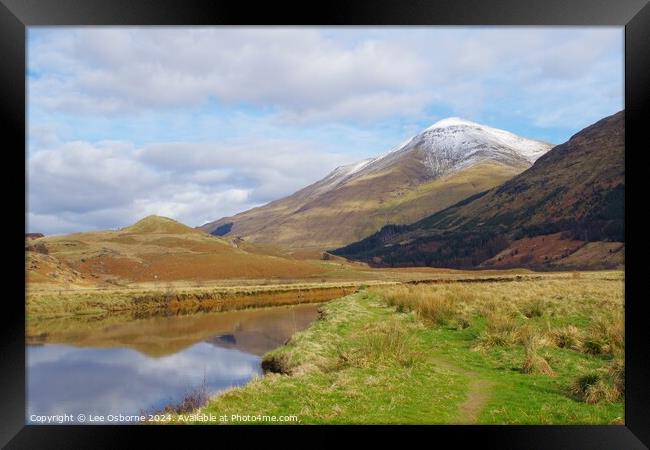 Ben More, Crianlarich, Scotland 5 Framed Print by Lee Osborne