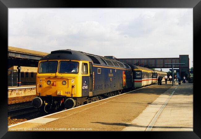 Madhouse On Tour! Celebrity Class 47 at Oxford Framed Print by Lee Osborne