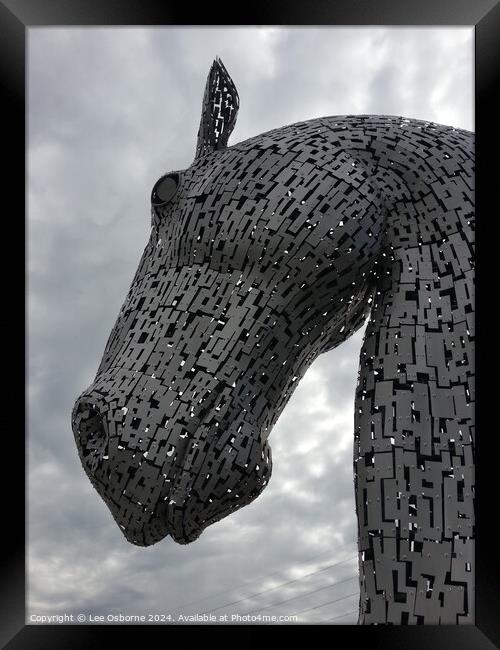 Kelpies, Scotland Framed Print by Lee Osborne