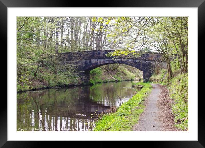 Union Canal, West Lothian 11 Framed Mounted Print by Lee Osborne