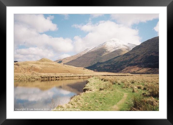 Ben More, Crianlarich, Scotland 6 Framed Mounted Print by Lee Osborne
