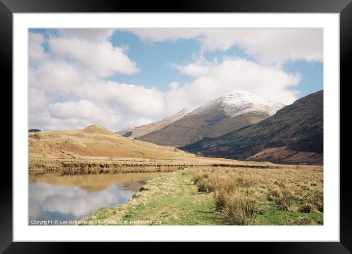 Ben More, Crianlarich, Scotland 7 Framed Mounted Print by Lee Osborne