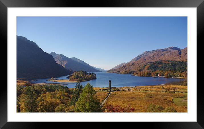 Loch Shiel and Glenfinnan Monument Framed Mounted Print by Lee Osborne