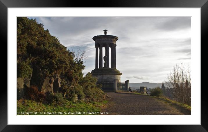 Calton Hill, Edinburgh Framed Mounted Print by Lee Osborne