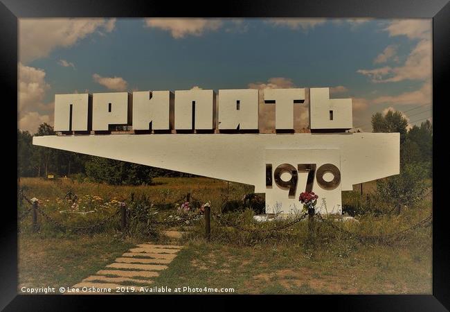 Welcome to Pripyat Framed Print by Lee Osborne