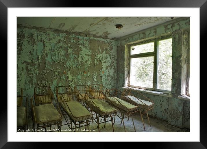 City Hospital Number 126, Pripyat Framed Mounted Print by Lee Osborne