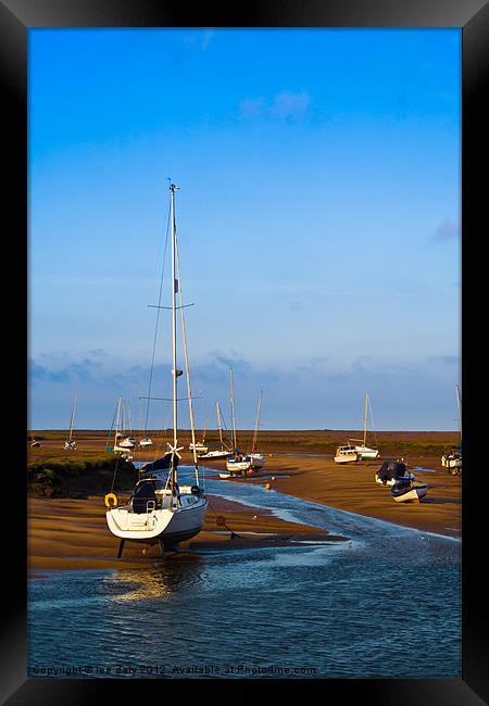Wells-next-the-sea, Norfolk. Framed Print by Lee Daly