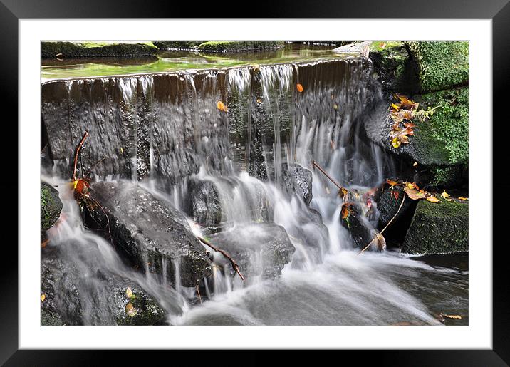 falls Framed Mounted Print by sue davies